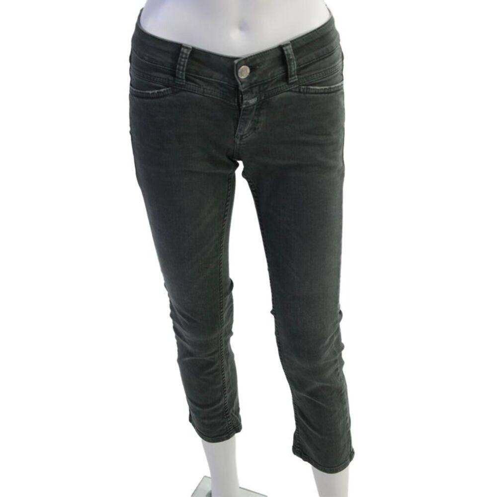 Closed Women Dark Gray Skinny Cropped Ankle Jeans Size 25